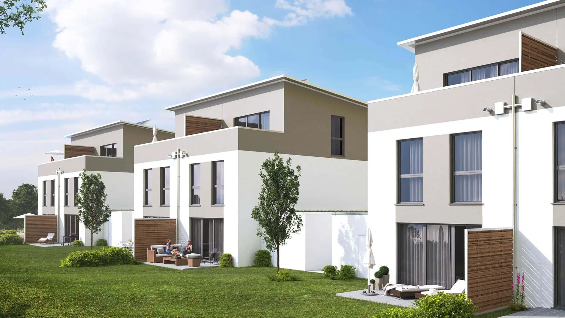 weisenburger-bau-reihenhaus-visualisierung Bauen Sie ein Reihenhaus mit weisenburger