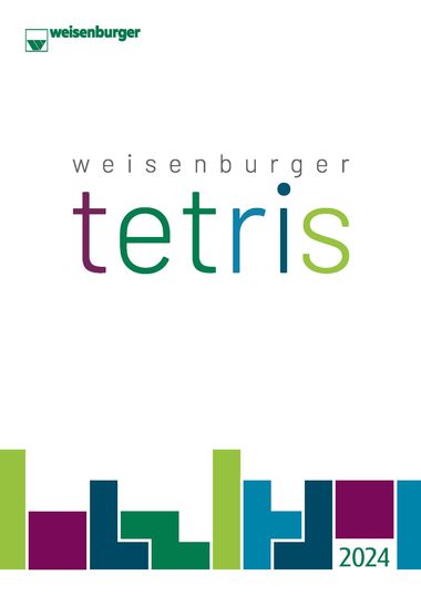 buntes weisenburger tetris Logo mit bunten Bausteinen 