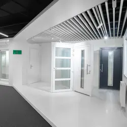 sampling_center_baustein_parcours_front_doors selection of the front doors in the sampling center baustein