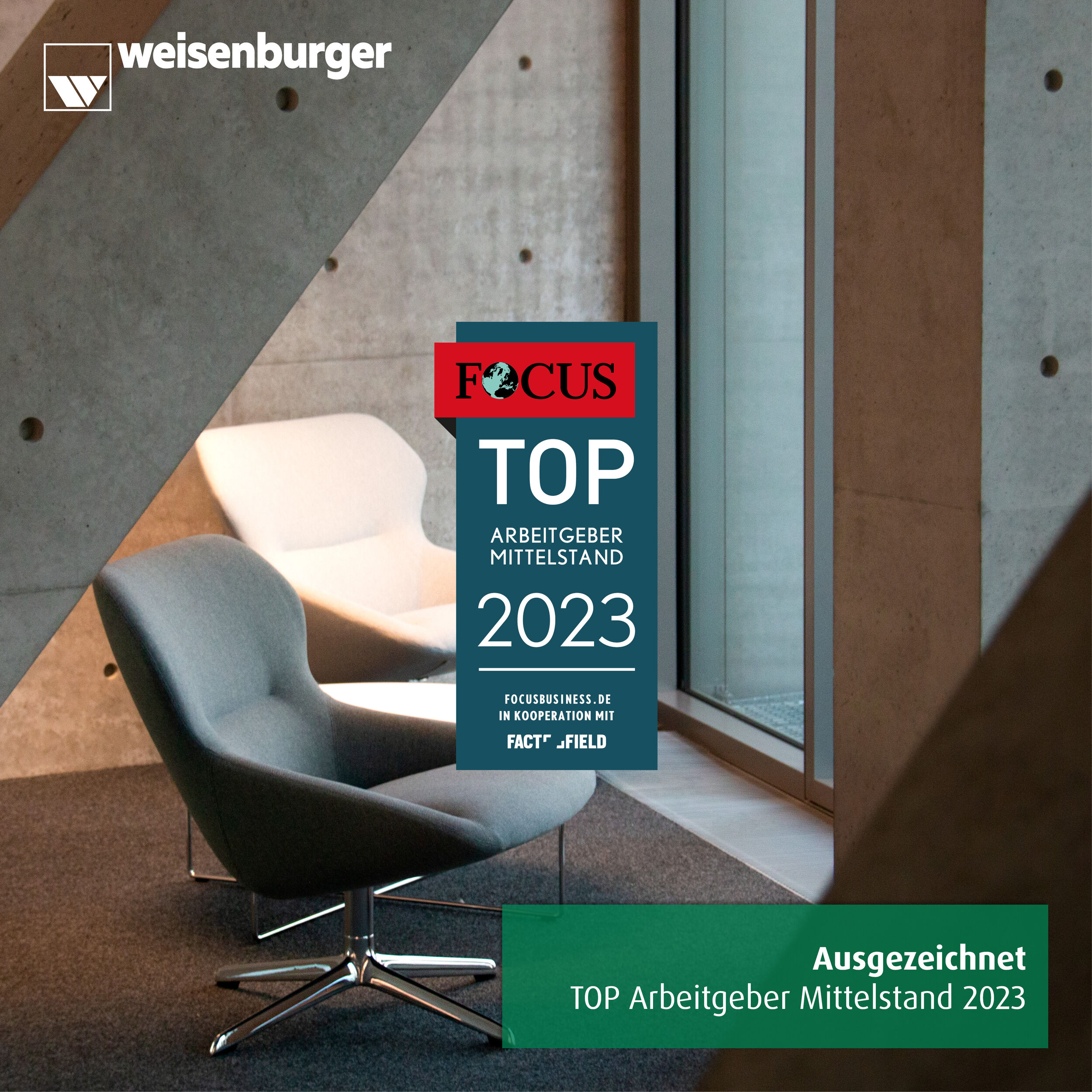 Auszeichnung als top Arbeitgeber im Mittelstand 2023