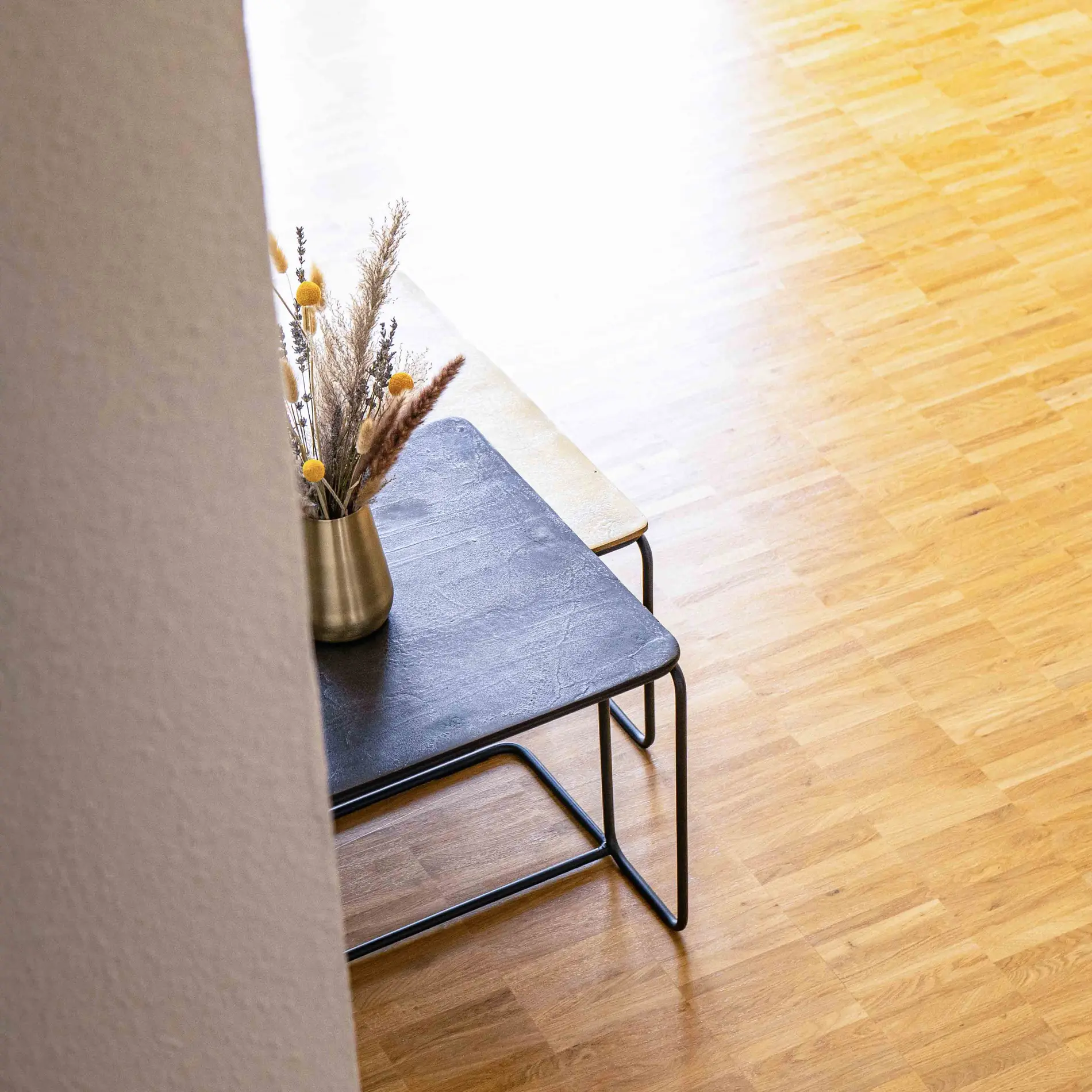 Projektentwicklung Boden Parkettboden im Musterhaus