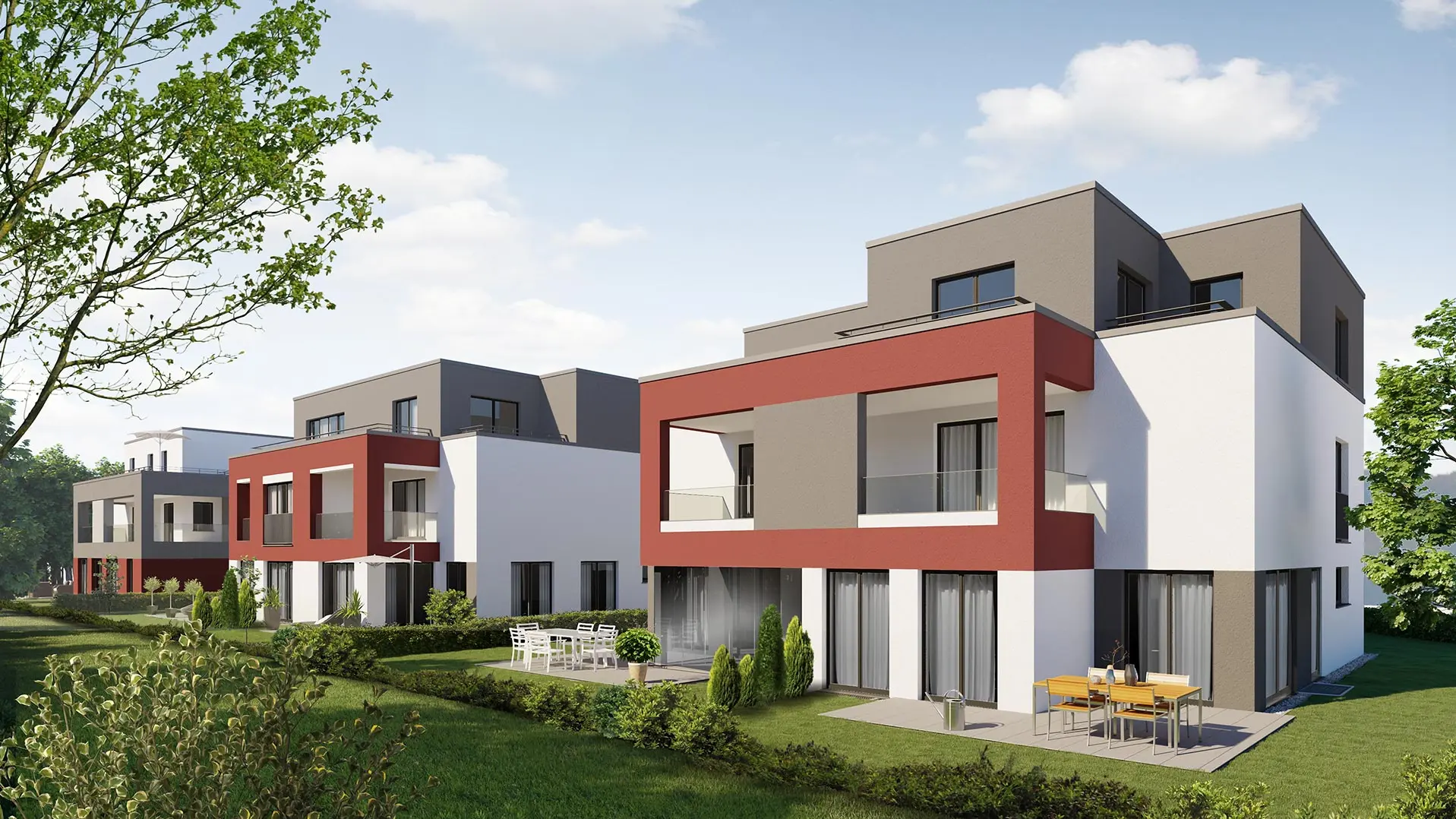 02-Zwischenb-VIS-C1-C2-Baden-Baden-Oos Semi-detached house project in Baden-Baden-Oos