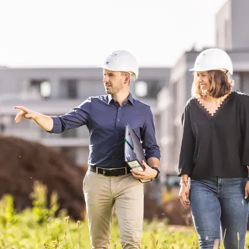 Kundenberater von weisenburger mit Kunde