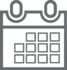 Appointment calendar gray icon