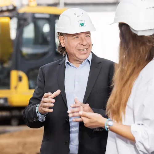 Standortleitung bei weisenburger Standortleiter auf weisenburger-Baustelle
