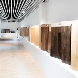 sampling_center_baustein_Parcours_parquet Selection of parquet in the sampling center baustein